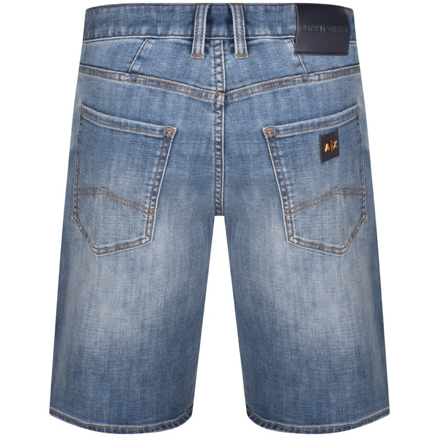 Mens armani denim shorts sales